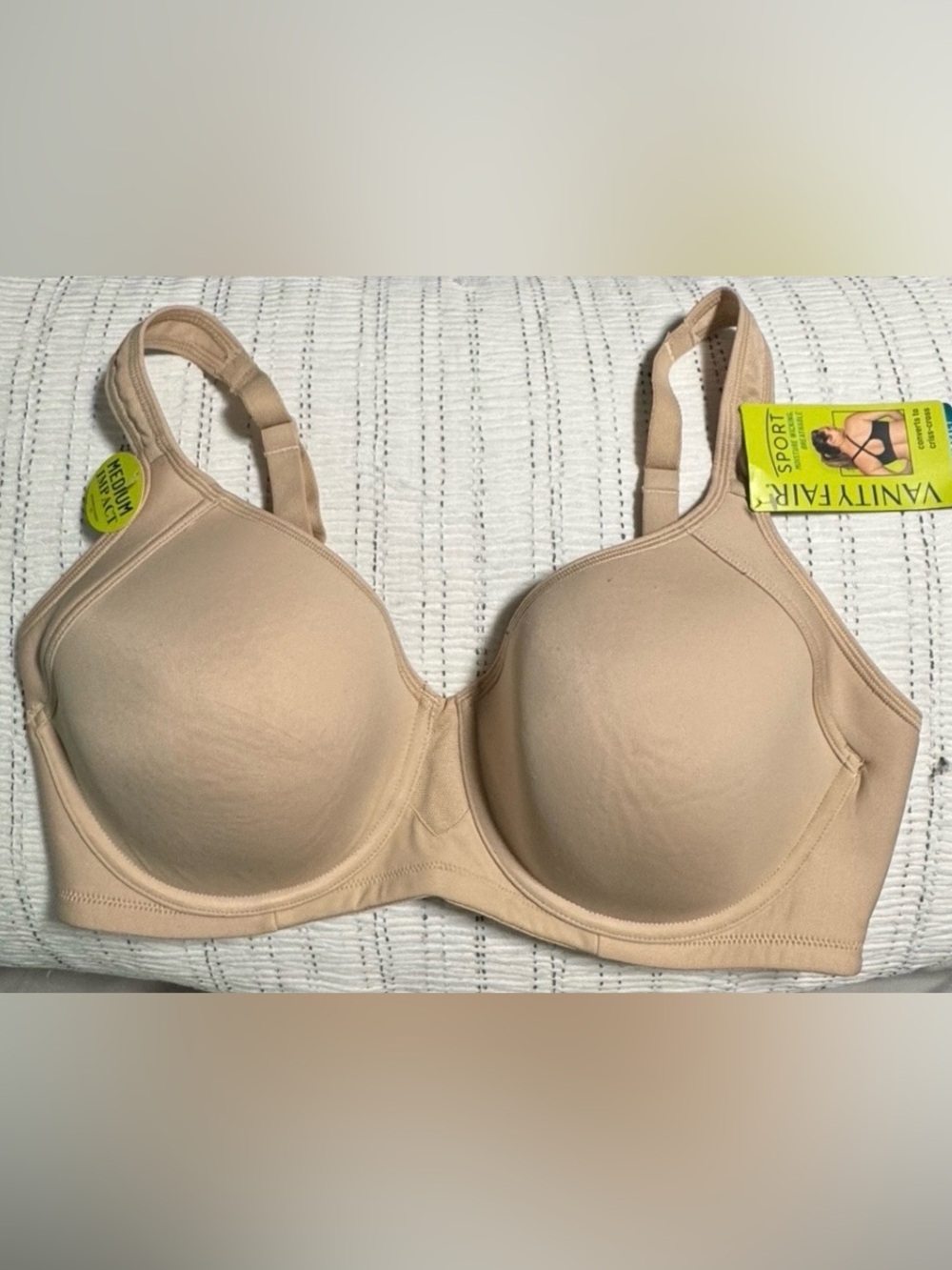 Vanity Fair Beige Full Coverage T-Shirt Bra